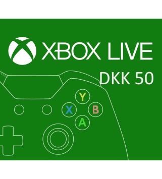 XBOX Live 50 DKK Prepaid Card DK Xbox One Key EUROPE
